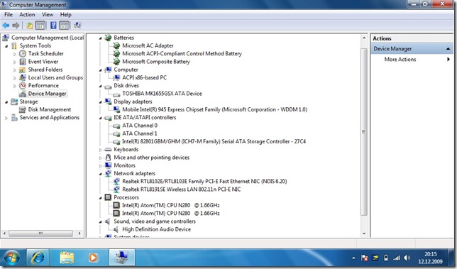 netbook device manager